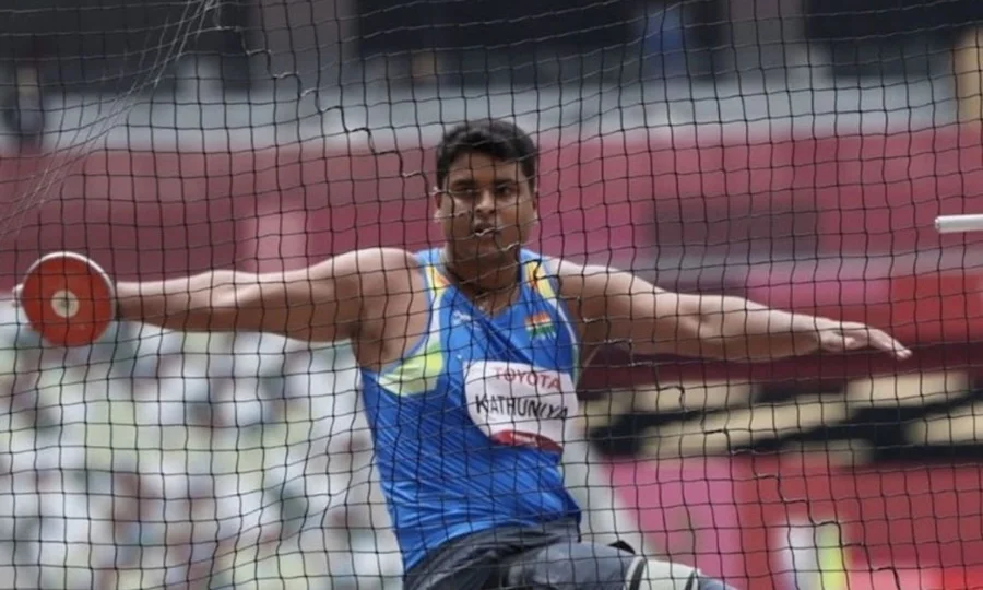 discus throw yogesh kathuniya